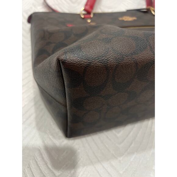 Coach F79609 Signature Tote Bag + Metallic Wallet – Excellent Condition - Picture 5 of 15